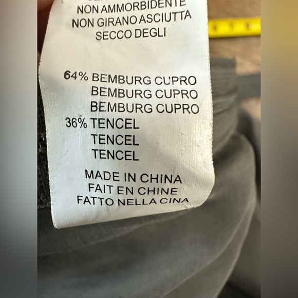 Halston Heritage Shirred Shoulder Long Sleeve Jumpsuit 4 - Picture 4 of 8